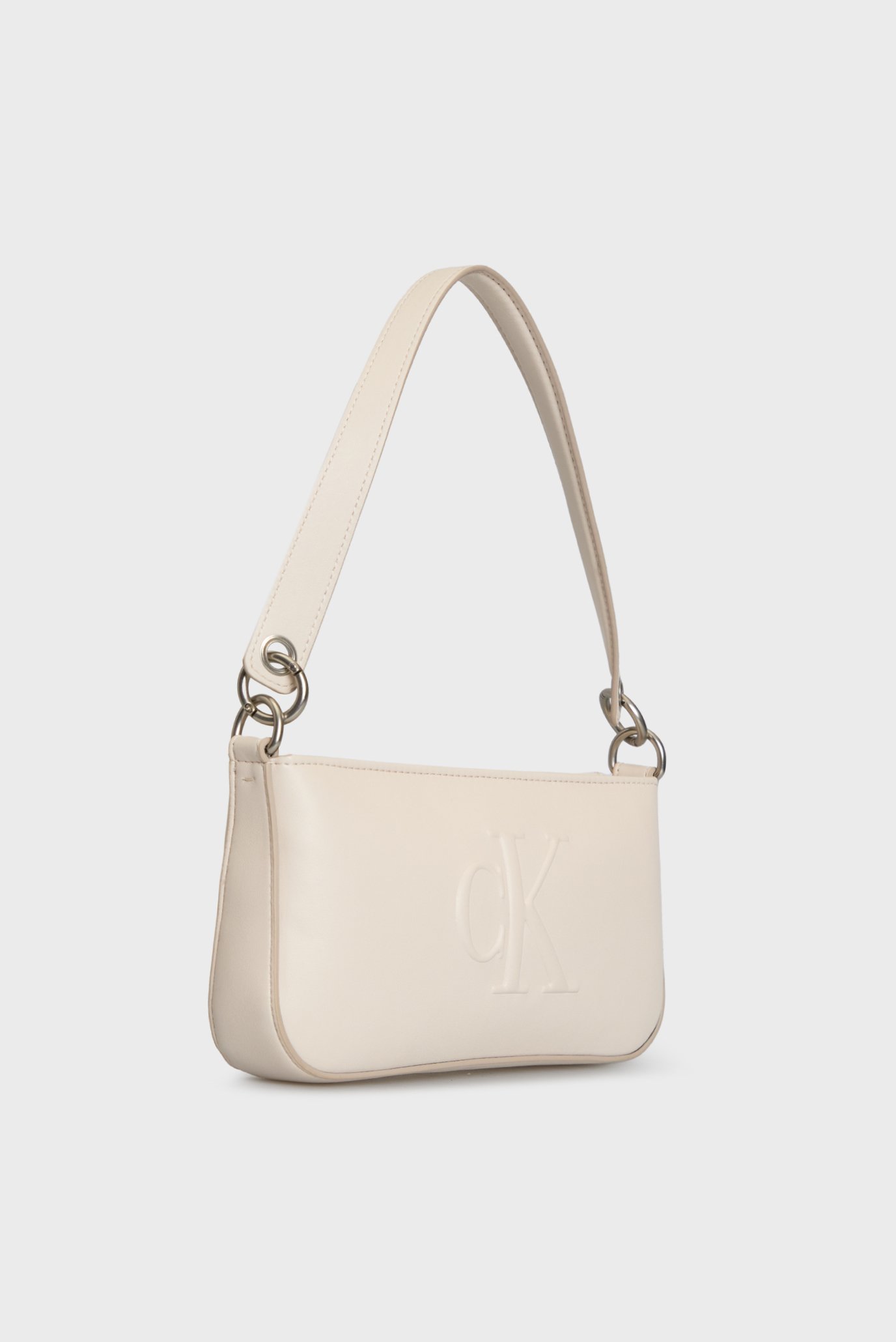 Женская бежевая сумка SCULPTED SHOULDER POUCH25 DEBOSS 4