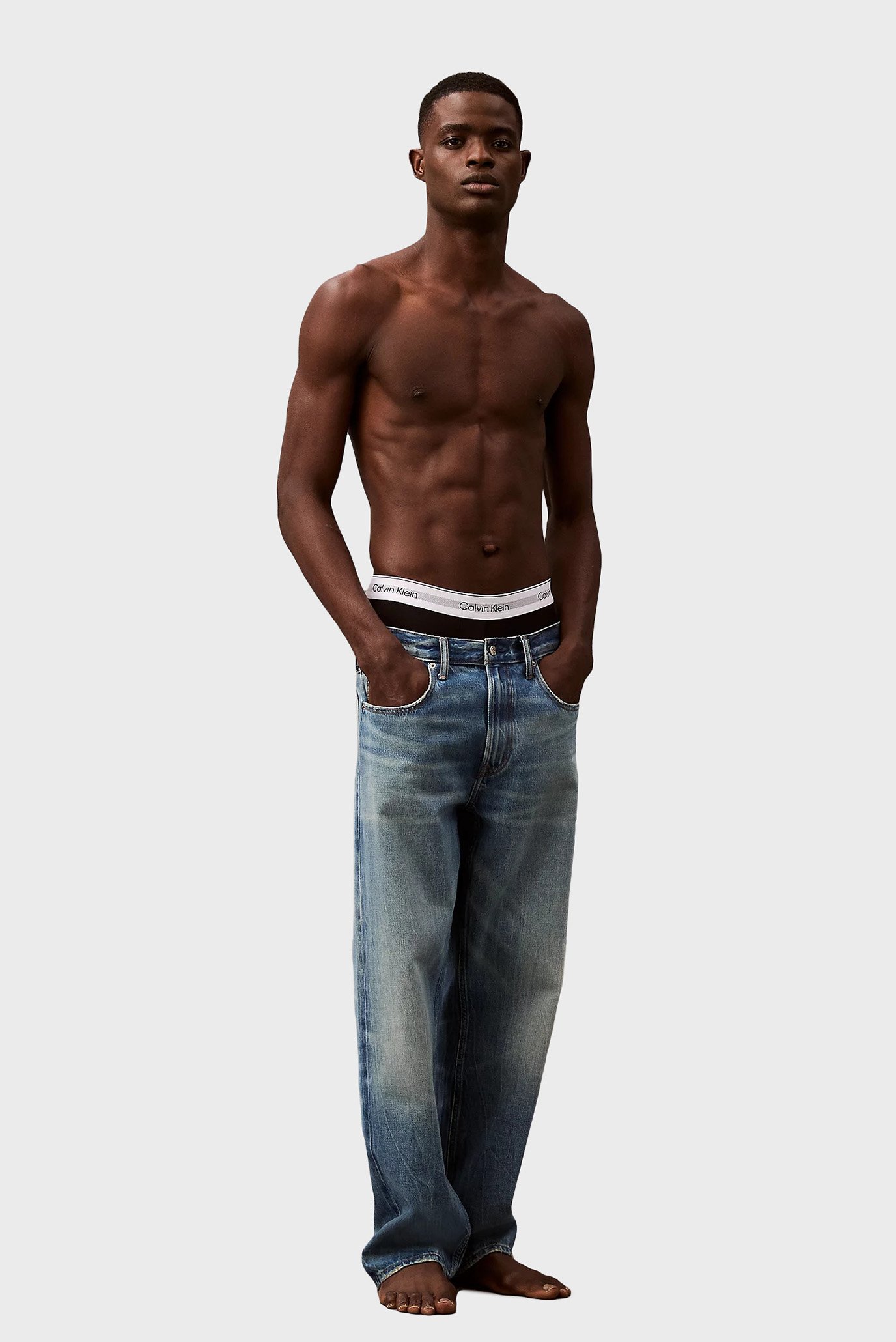 Мужские черные боксеры (3 шт) LOW RISE TRUNK 3