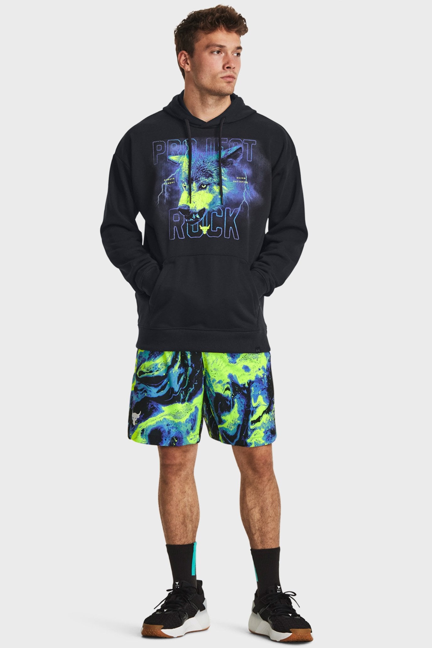 Мужское черное худи Pjt Rock Hwt Terry HD 2