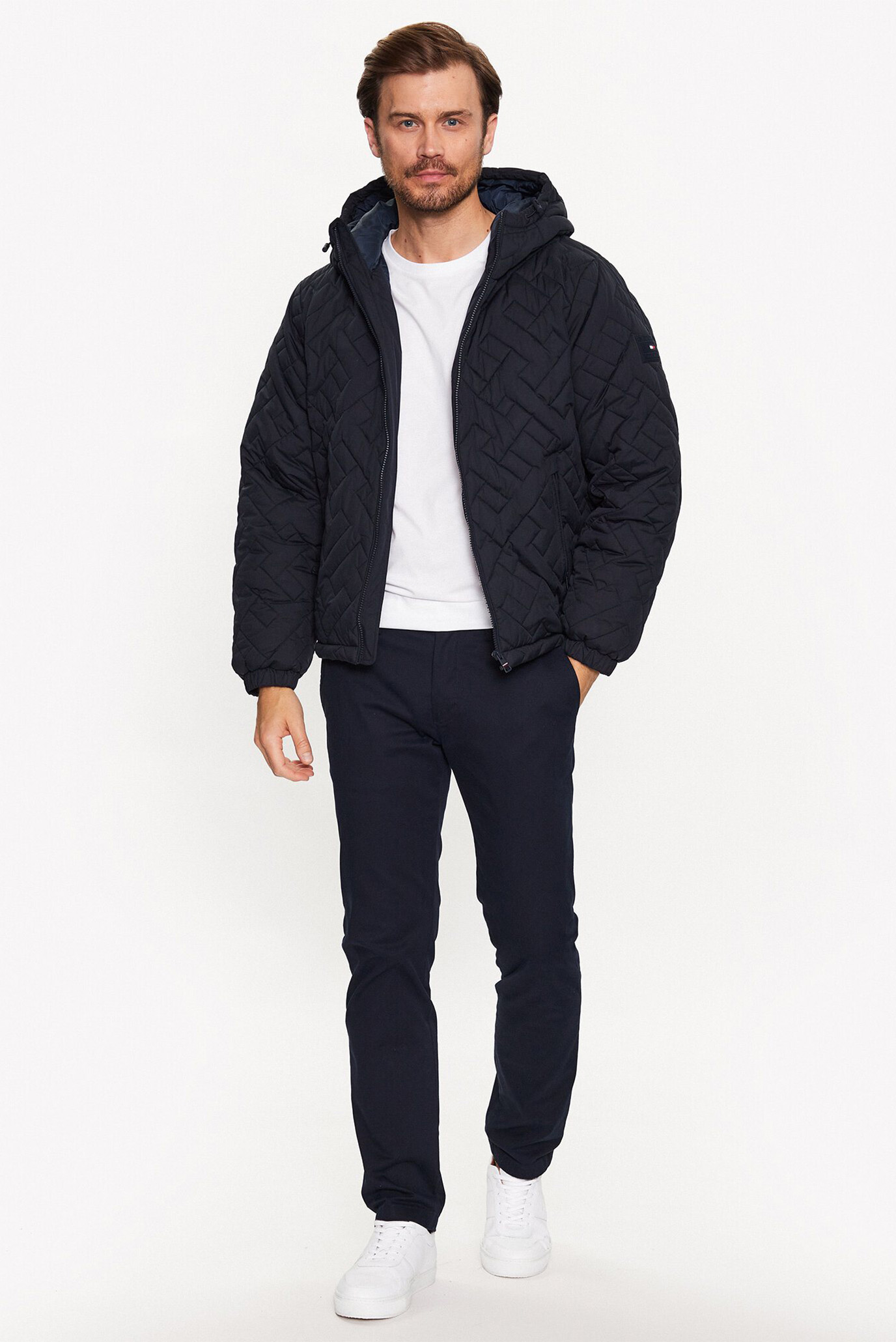 Мужская темно-синяя куртка MONOGRAM QUILTED HDD JACKET 3