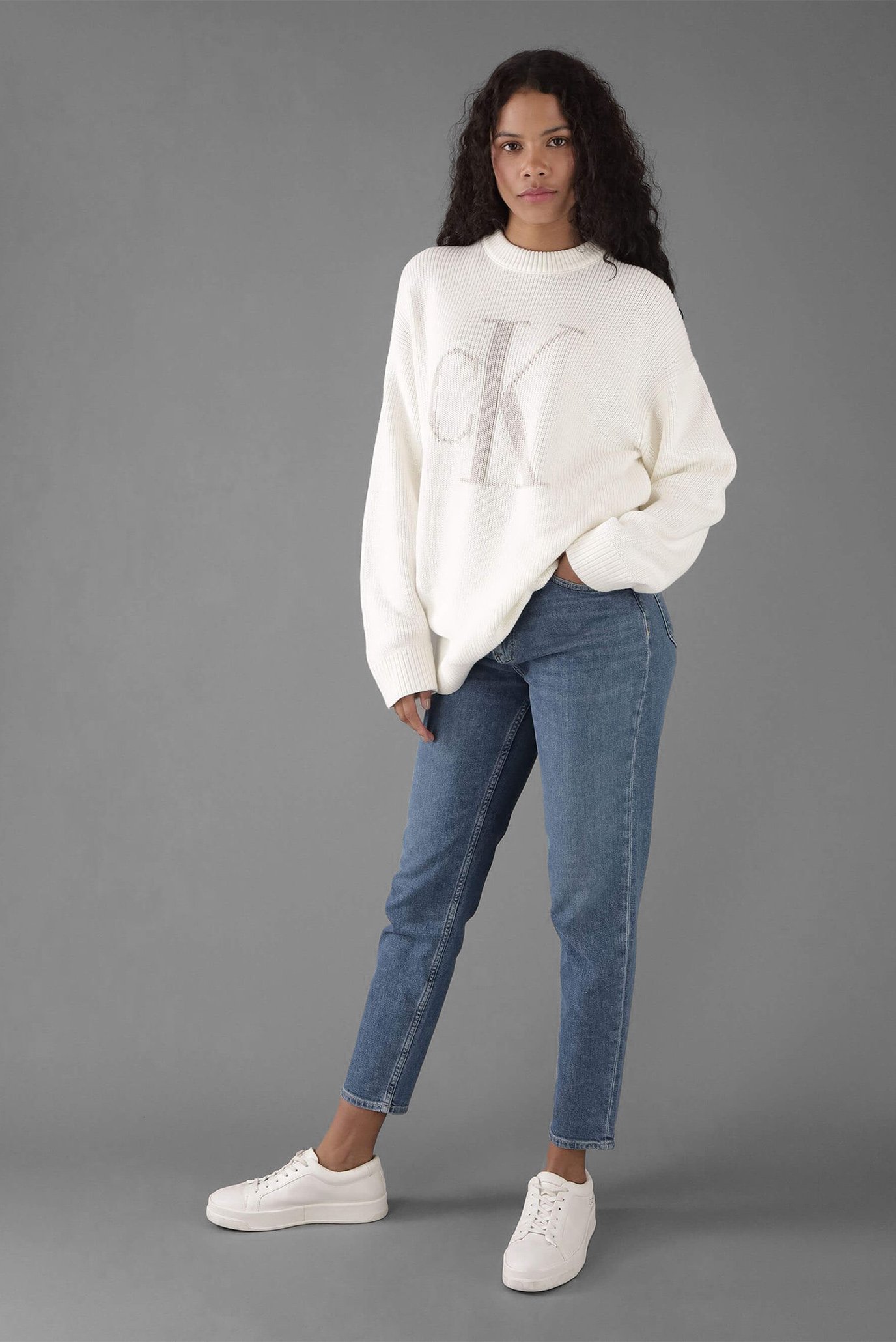 Свитер CK INTARSIA HIGH NECK SWEATER 2