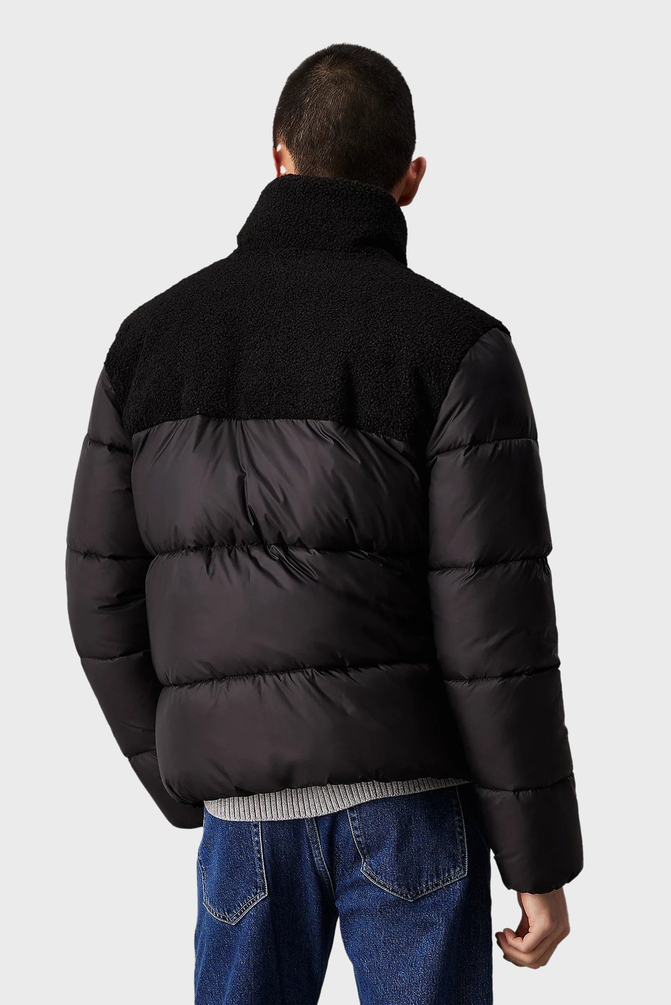 Мужская черная куртка SHERPA PUFFER JACKET 2