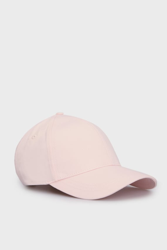 Женская розовая кепка CK METAL COTTON CAP