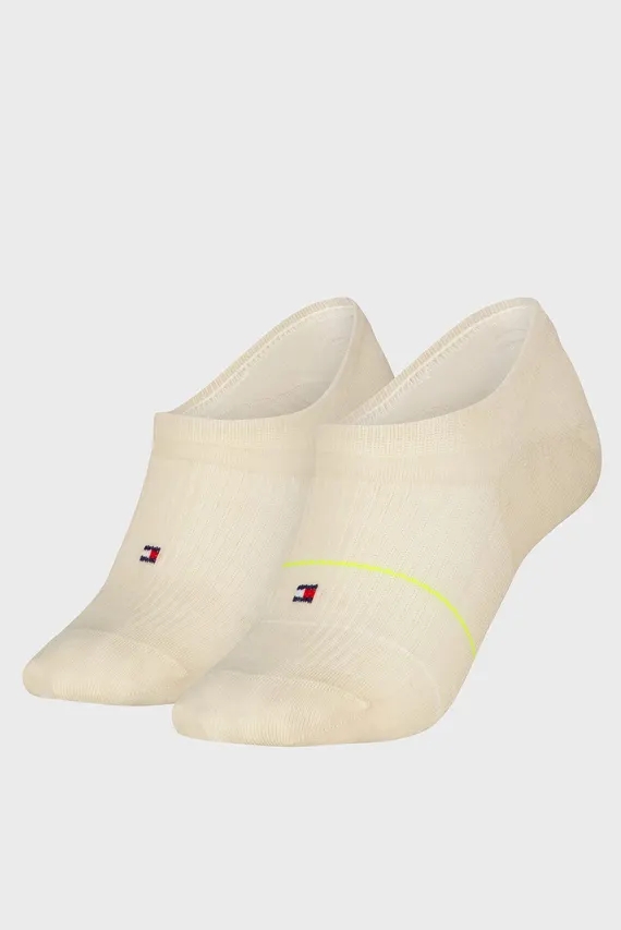 Следы TH WOMEN FOOTIE HC 2P RIB STRIPE Tommy Hilfiger