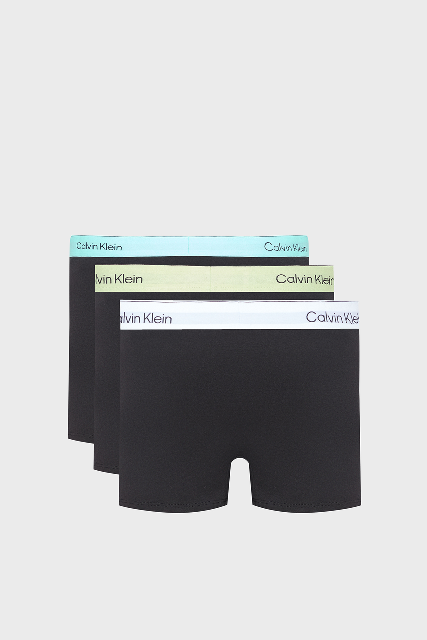 Мужские черные боксеры (3 шт) LOW RISE TRUNK 3PK 7