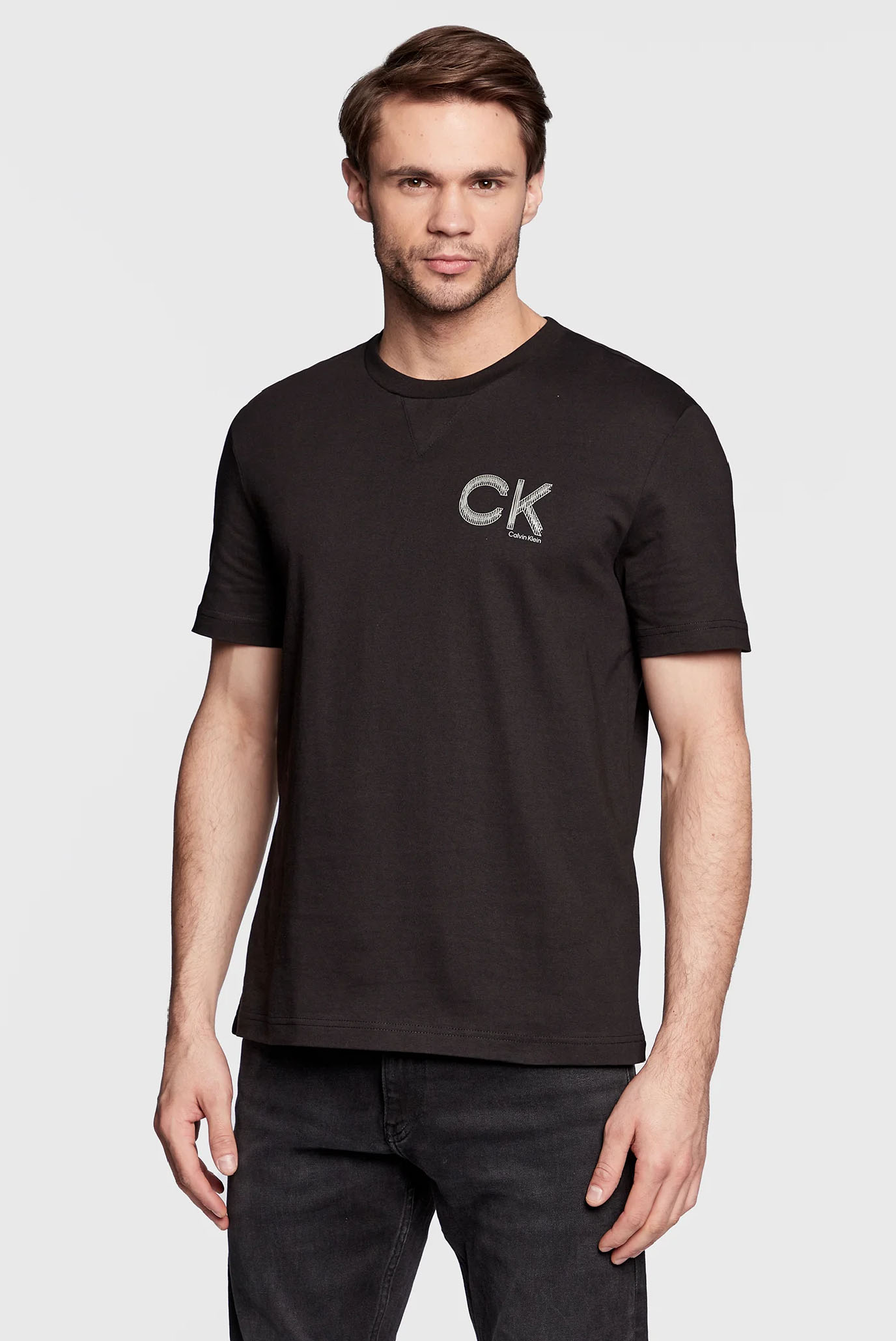Футболка STRIPED CHEST LOGO T-SHIRT 1