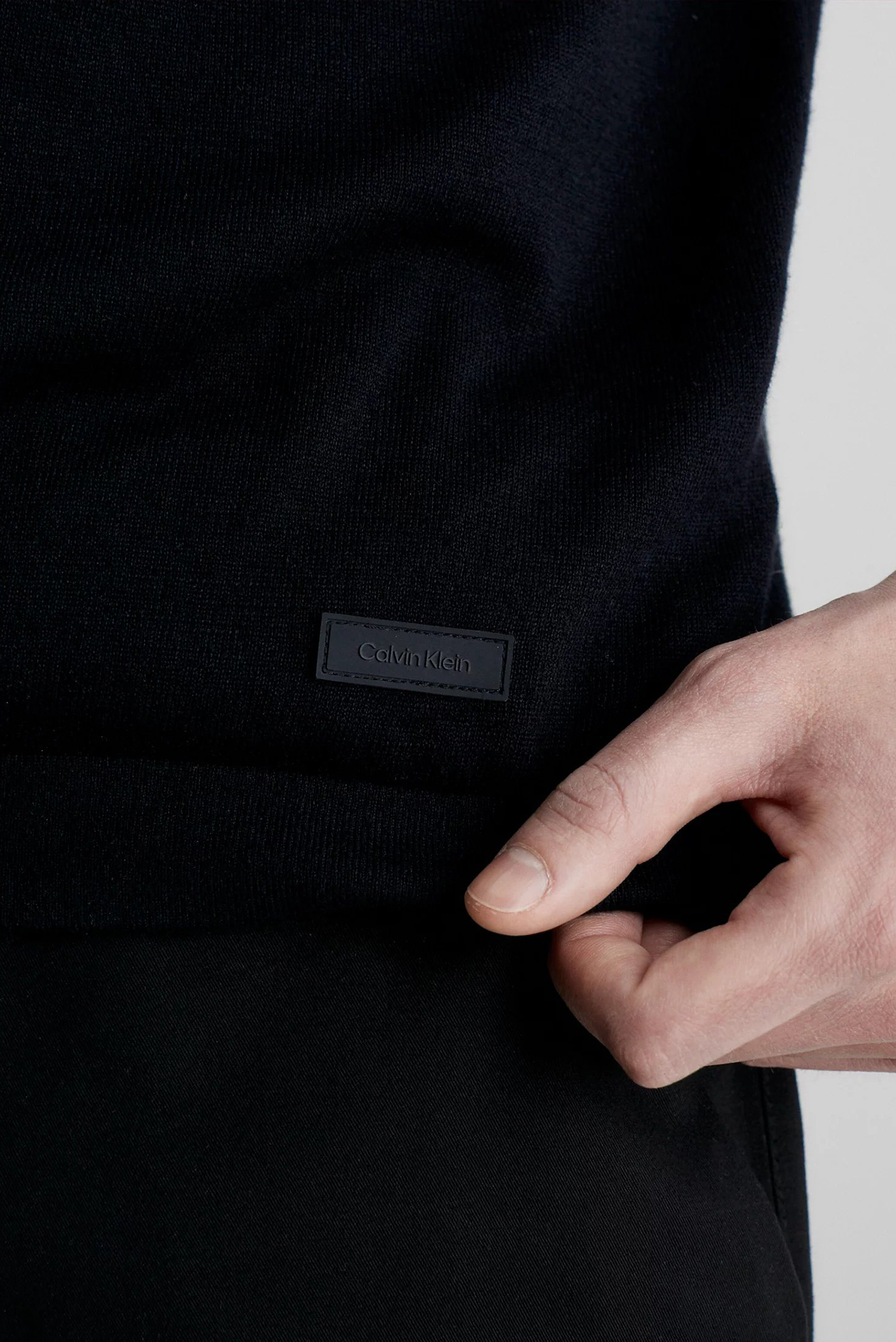 Свитер COTTON SILK BLEND MINI MOCKCalvin Klein Свитер COTTON SILK BLEND MINI MOCK 4