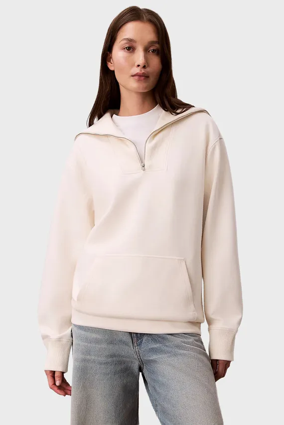 Свитшот LS OVERSIZED MIXEDMEDIA SPACER Q Calvin Klein