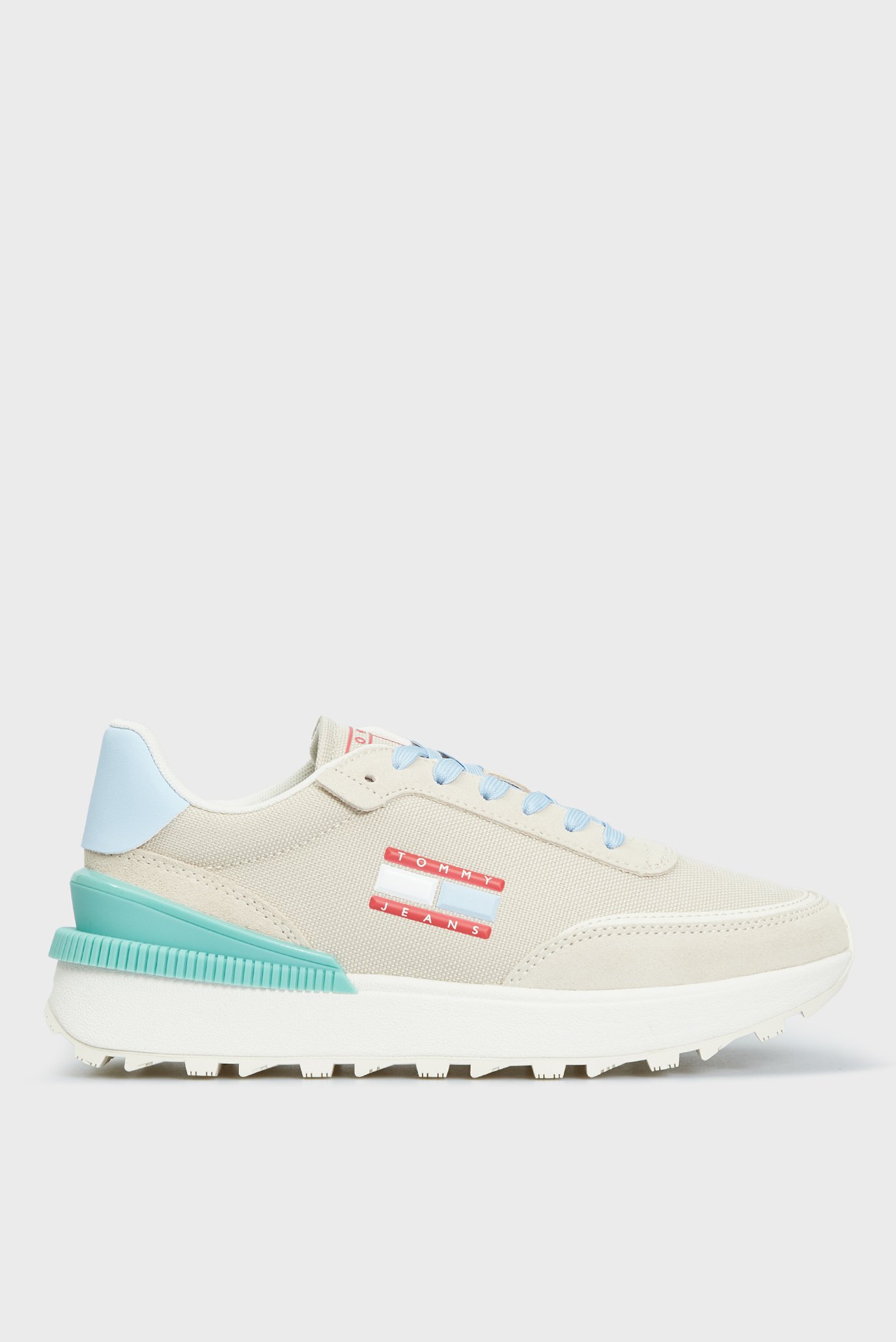 Женские бежевые кроссовки TOMMY JEANS WMN TECH. RUNNER 1