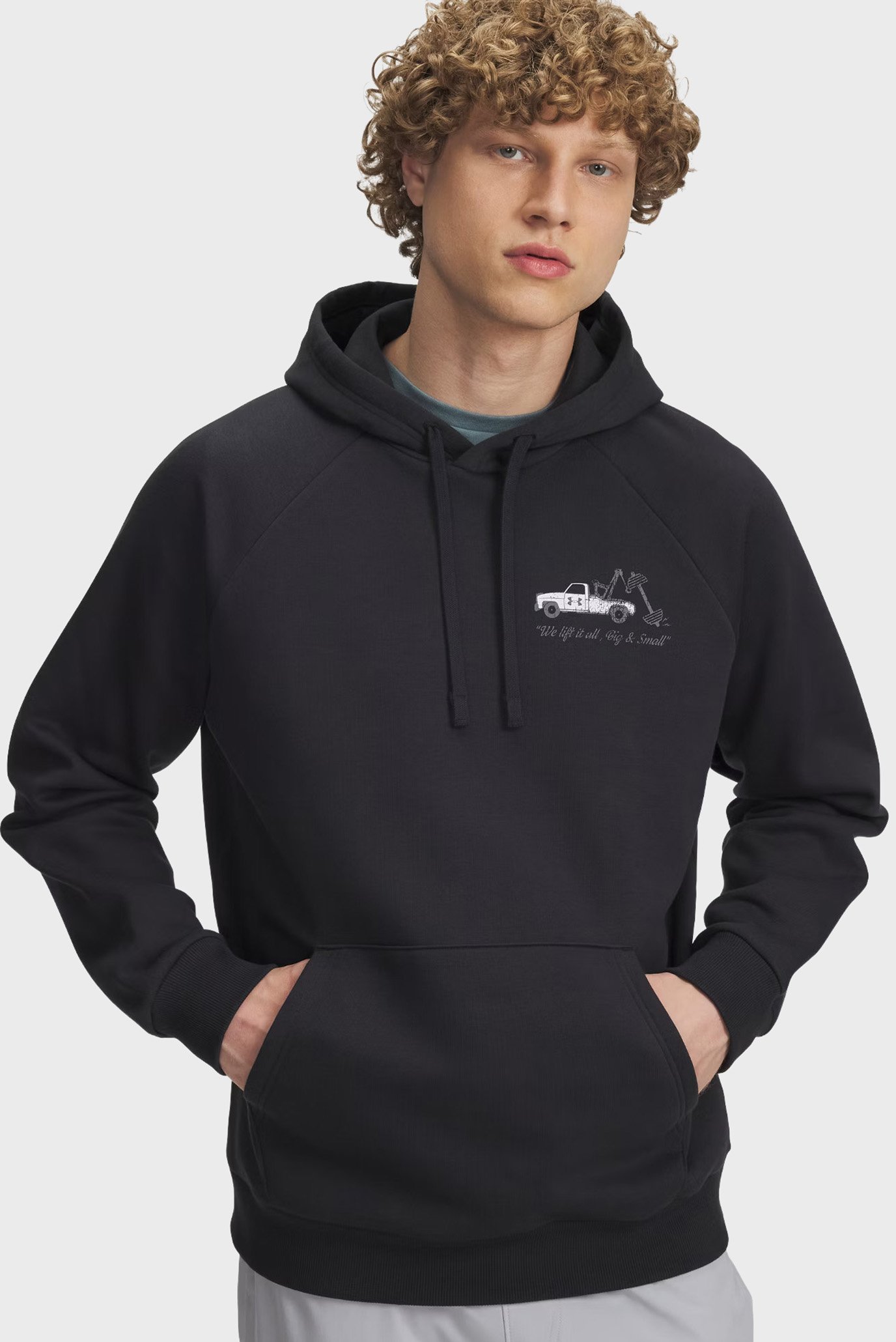 Худи/UA Rival Fleece HBR Logo HD 1