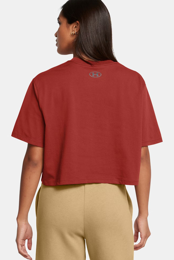 Футболка UA W BOXY CROP LOGO SS