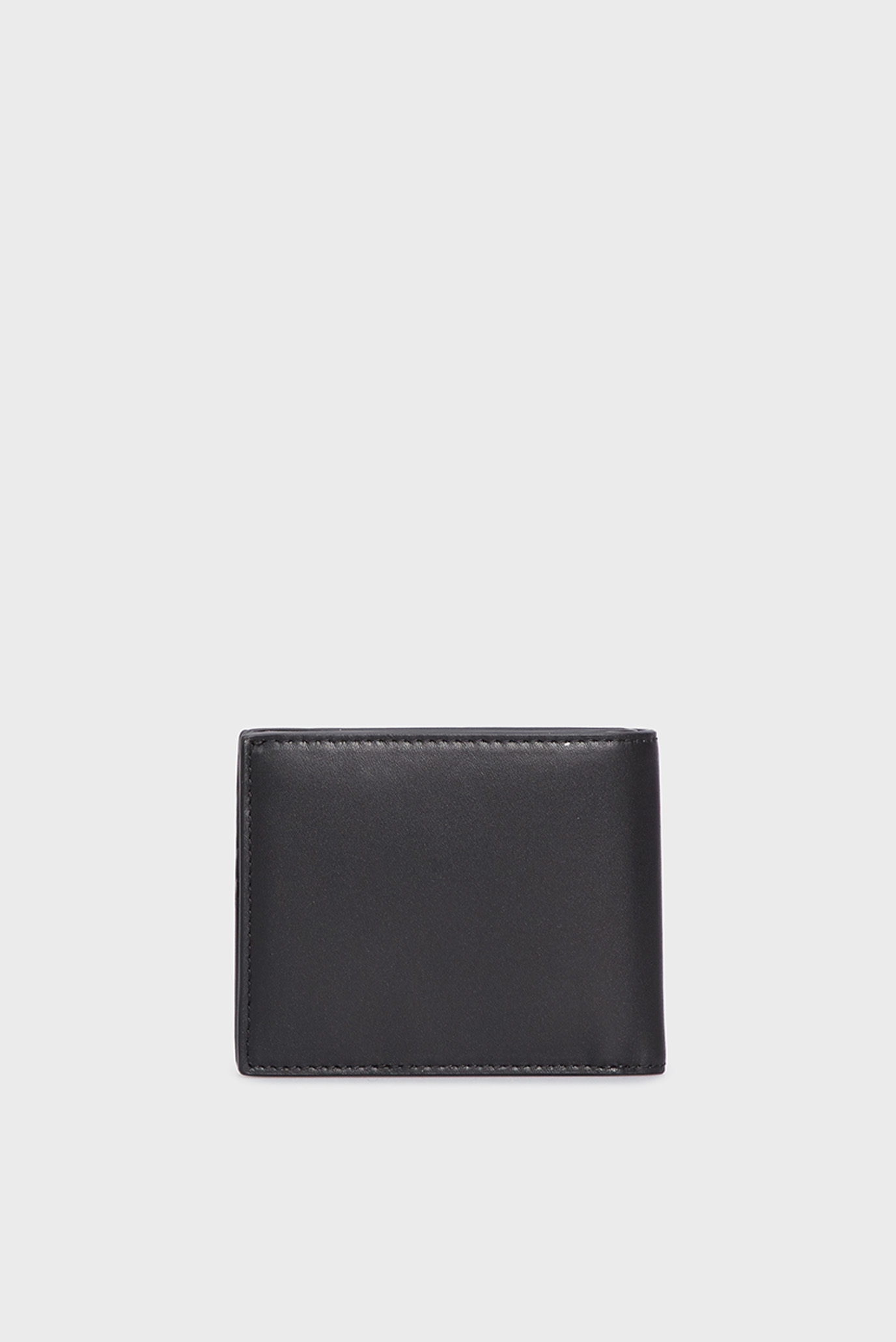Мужской черный кожаный кошелек CK SLEEK BIFOLD 5CC W COIN 4