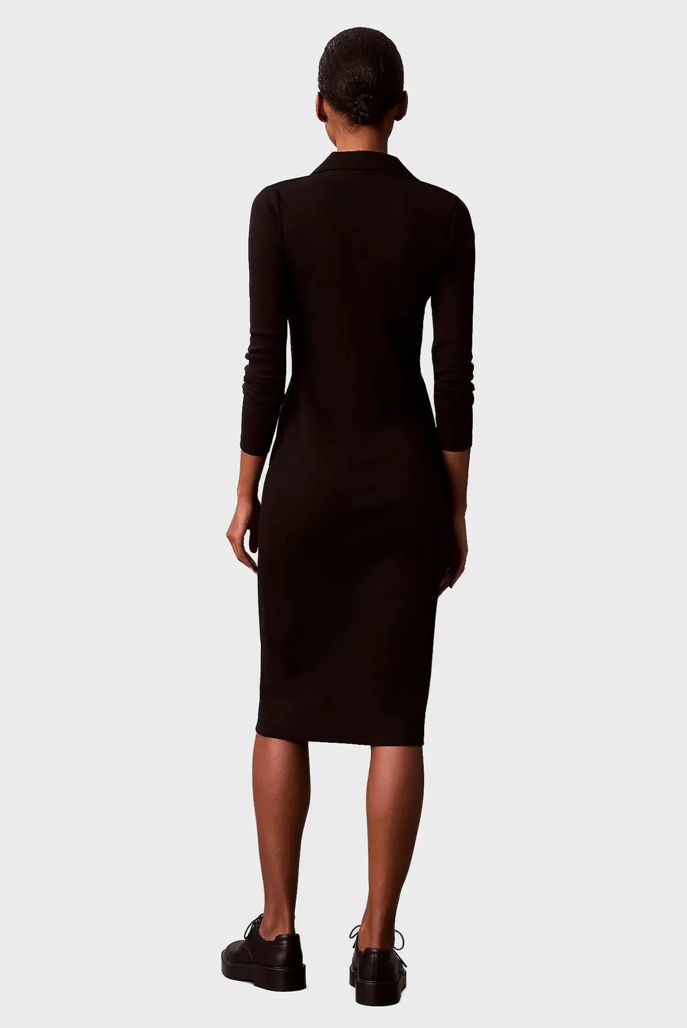 Платье LS WOVEN LABEL JOHNNY COLLAR MID 4