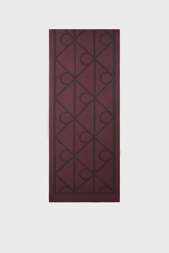 Шарф EMBLEM AOP JCQ FINE RIB SCARF Calvin Klein Шарф EMBLEM AOP JCQ FINE RIB SCARF Calvin Klein
