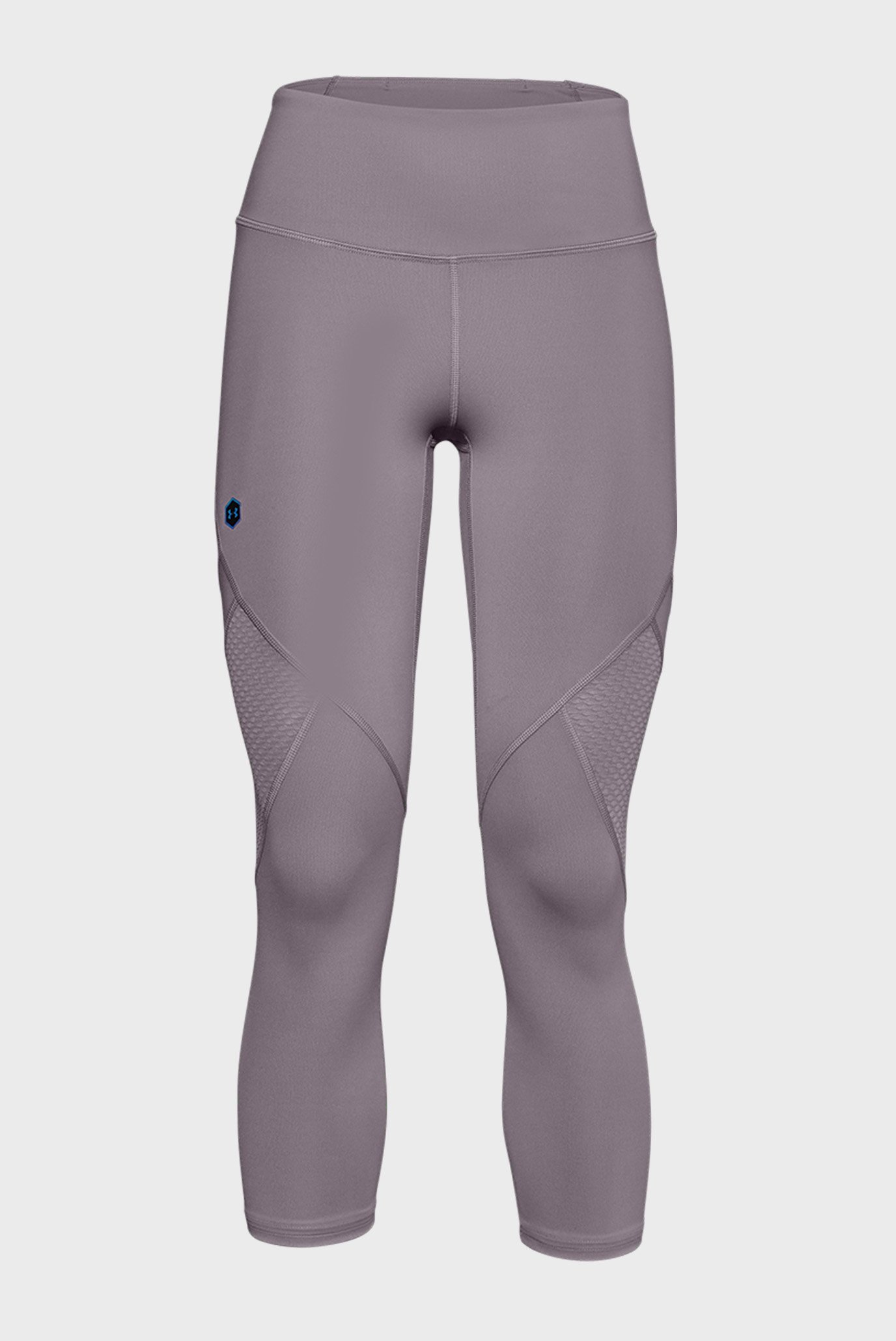 Женские розовые тайтсы UA Rush Crop 8