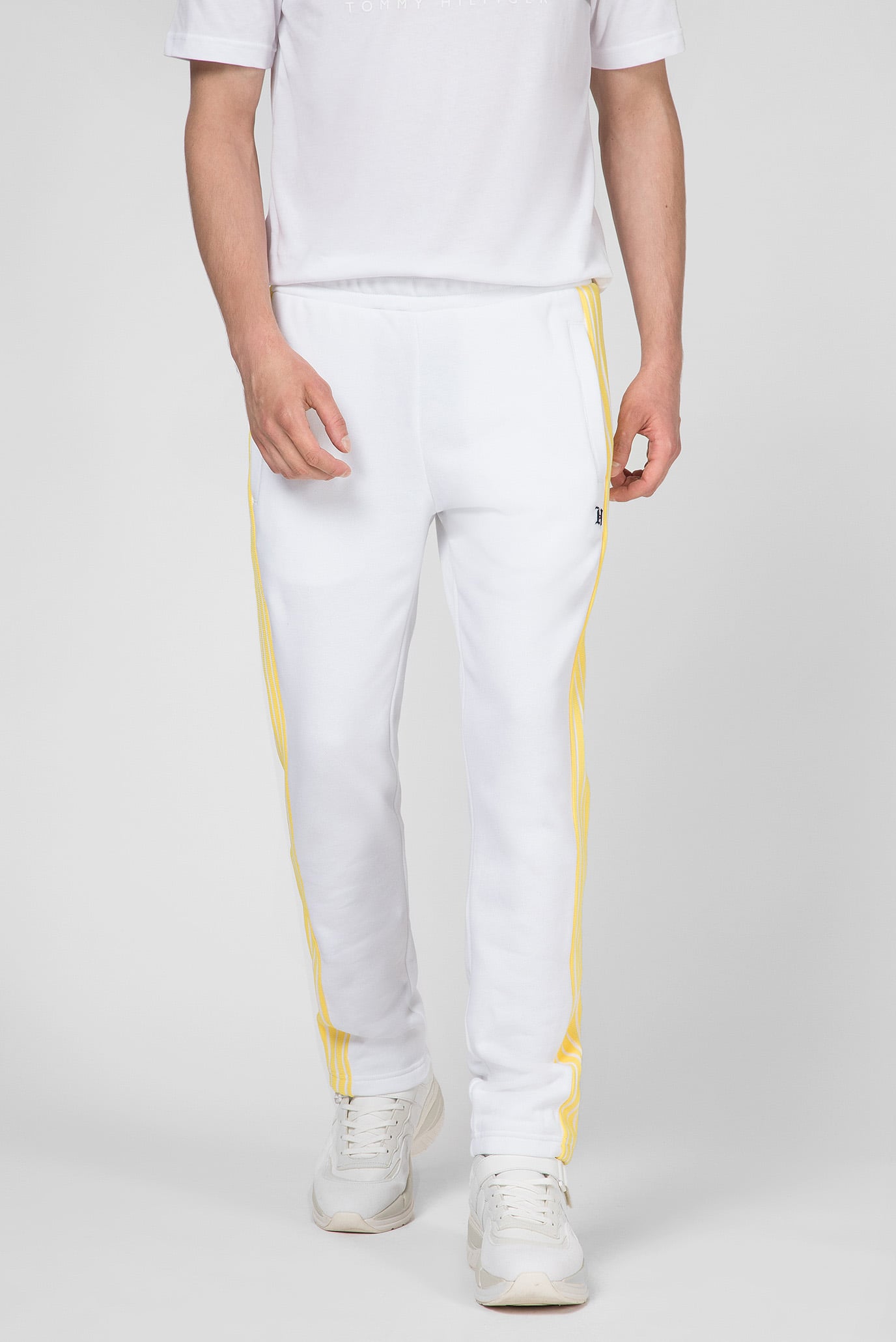 Мужские белые спортивные брюки LEWIS HAMILTON 6