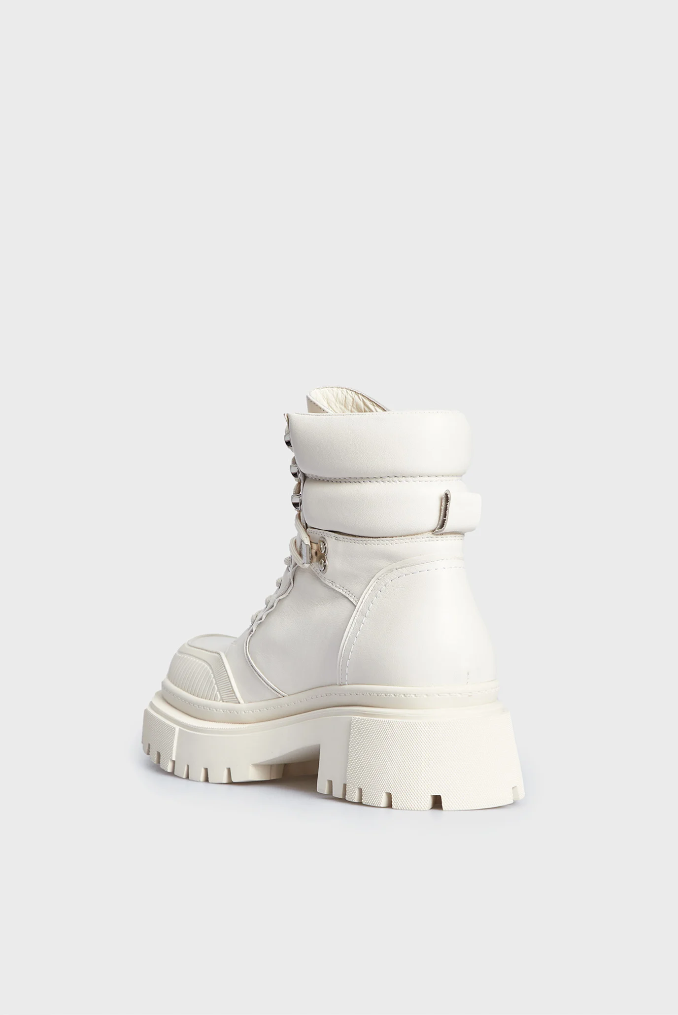 Женские белые кожаные хайкеры Harlow 4