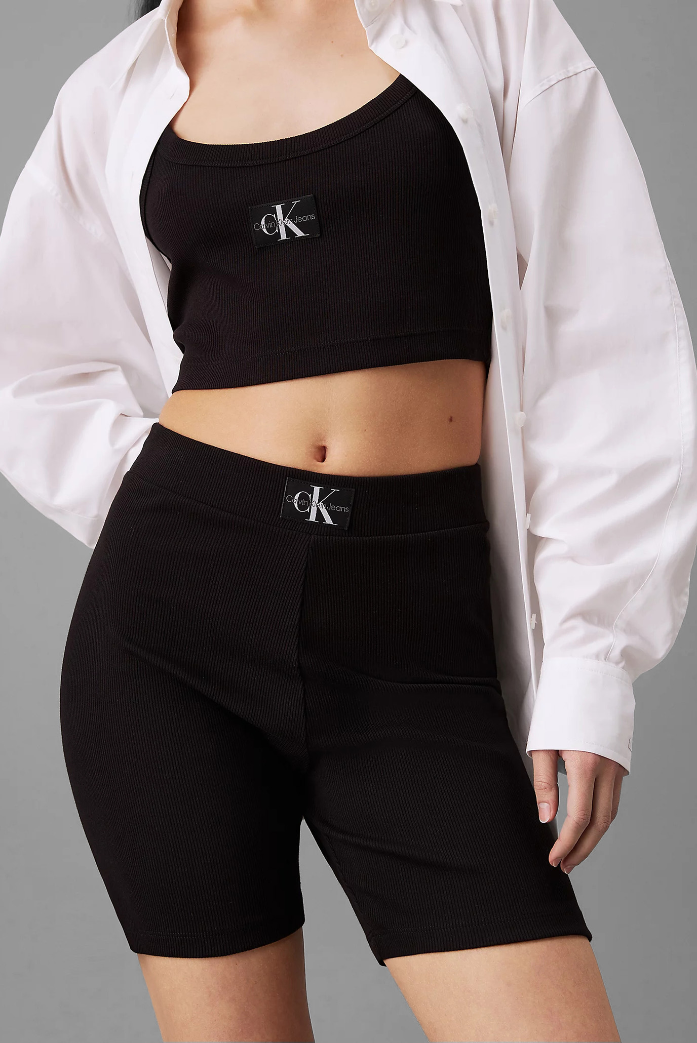 Шорты WOVEN LABEL RIB SHORTS 4