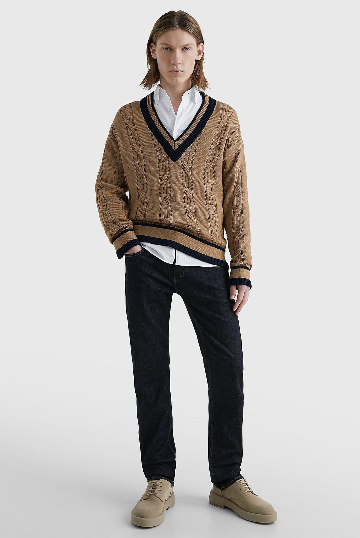 Мужские темно-синие джинсы CORE STRAIGHT DENTON OHIO RINSE 2