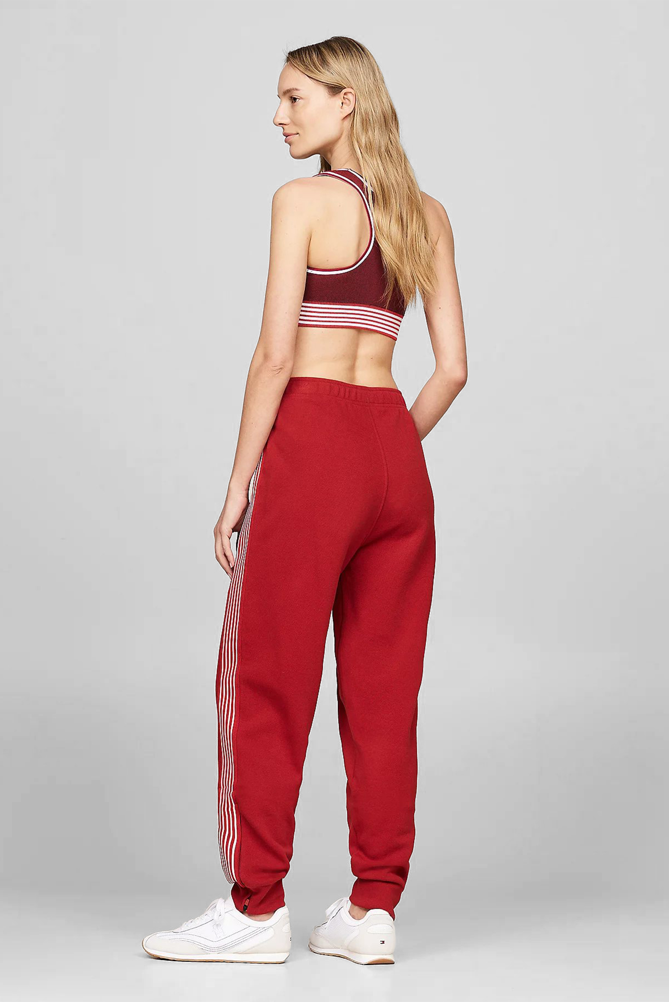 Женские красные спортивные брюки VARSITY REGULAR 3