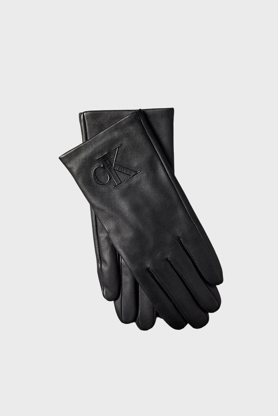 Перчатки RAISED CK LEATHER GLOVE