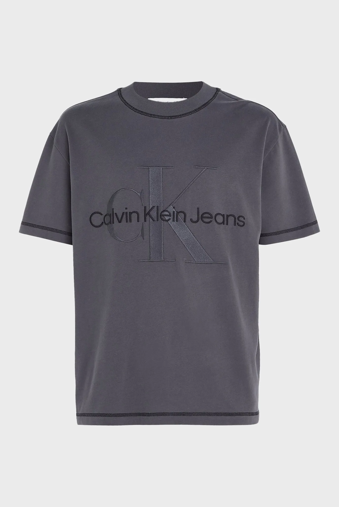 Мужская серая футболка WASH MONOLOGO TEE 6