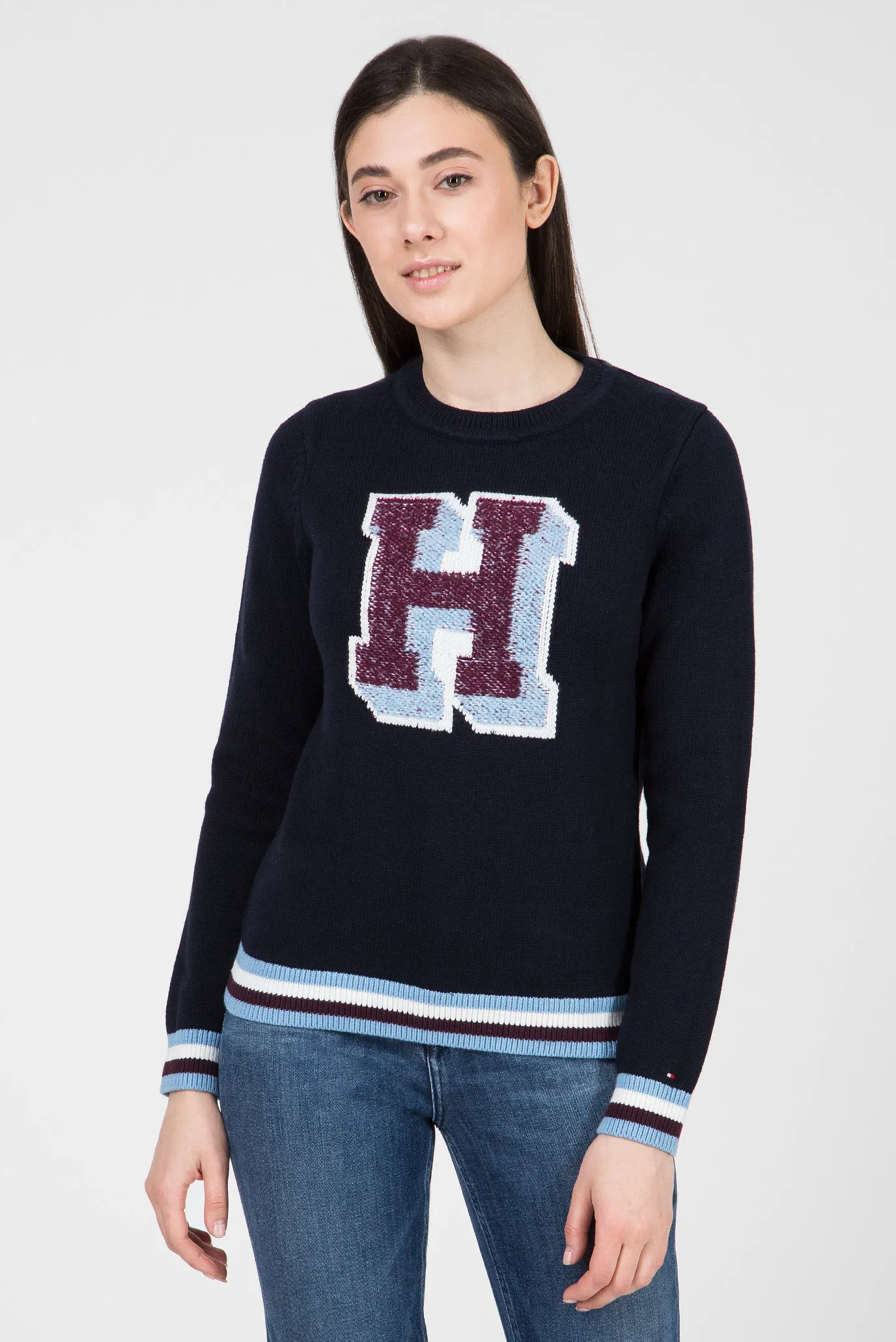 Женские темно-синий джемпер RAPHAELLE 6