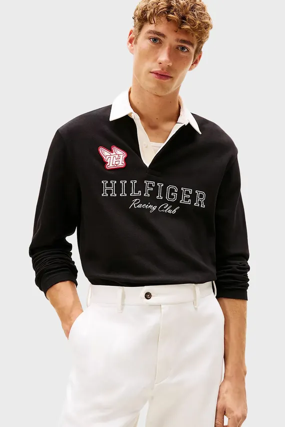 Поло с длинным рукавом LS ATHLEISURE RUGBY POLO Tommy Hilfiger