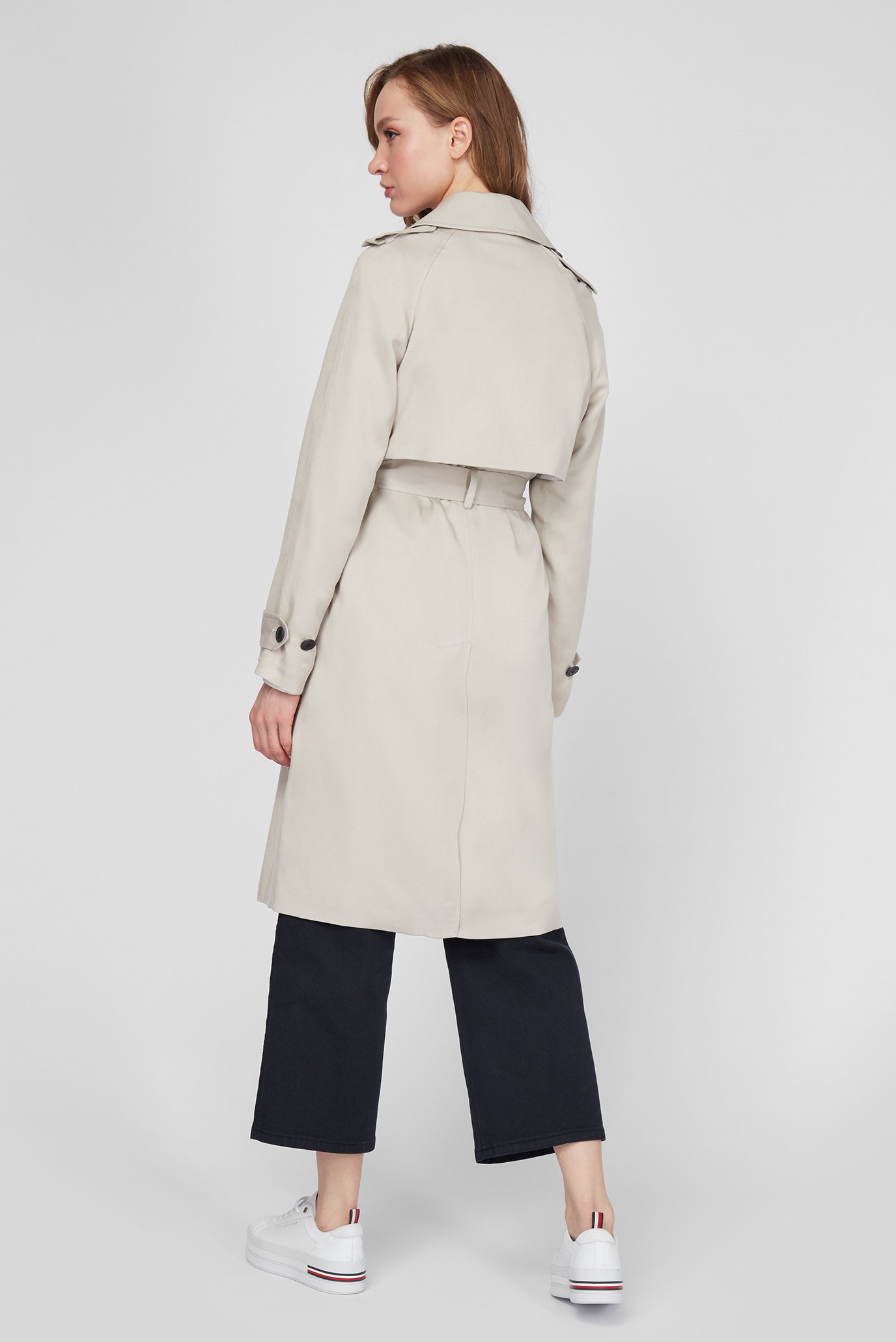 Женский бежевый тренч DB LYOCELL FLUID TRENCH 9