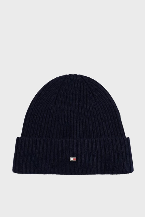 Шапка TH FLAG CASHMERE BEANIE Tommy Hilfiger Шапка TH FLAG CASHMERE BEANIE Tommy Hilfiger