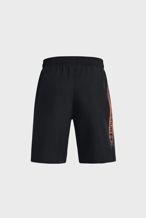 Детские черные шорты UA Woven Graphic Shorts