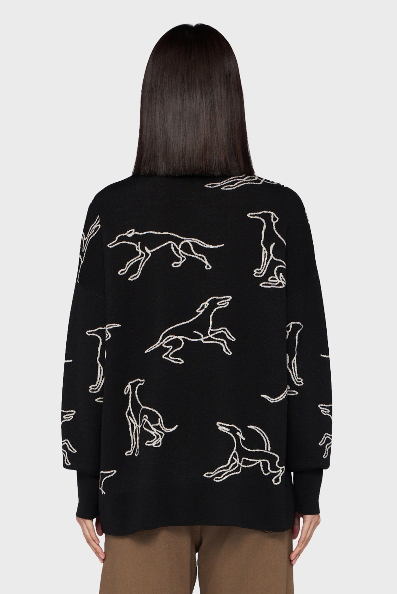 Свитер WK610K03 RELAXED FIT TURTLENECK SWEATER - GENTLE SOCIETY JACQUARD - W 2