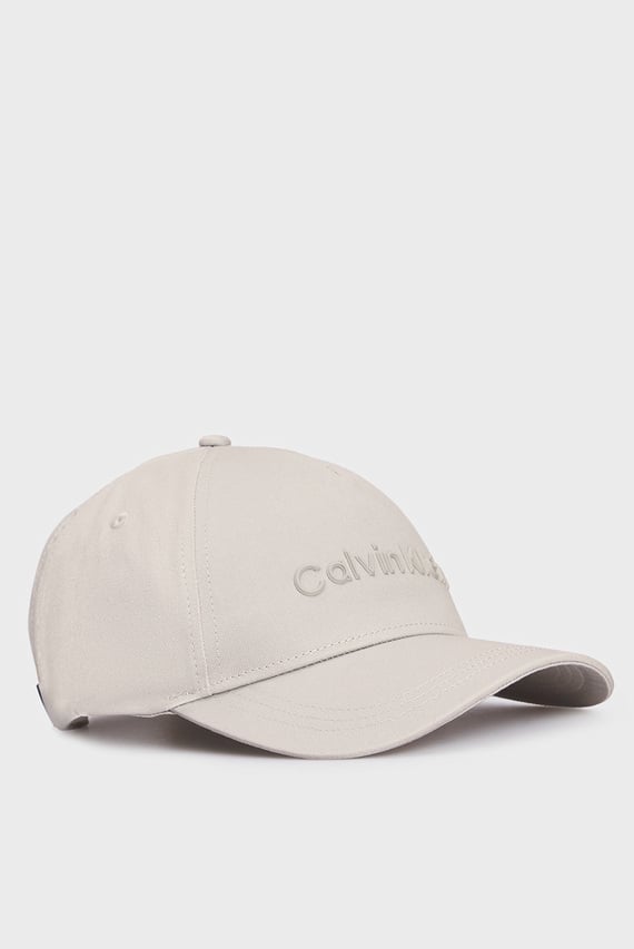 Мужская бежевая кепка CK MUST BB CAP