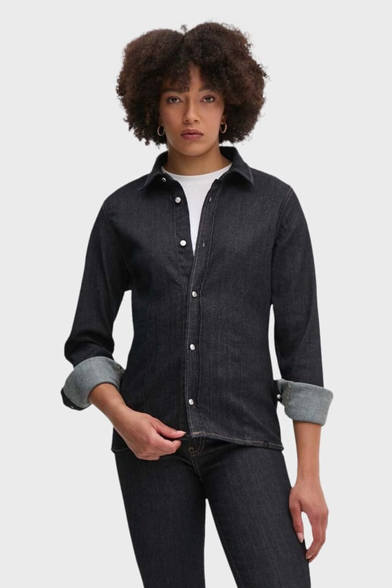 Рубашка LONG SLEEVE LEAN DENIM SHIRT