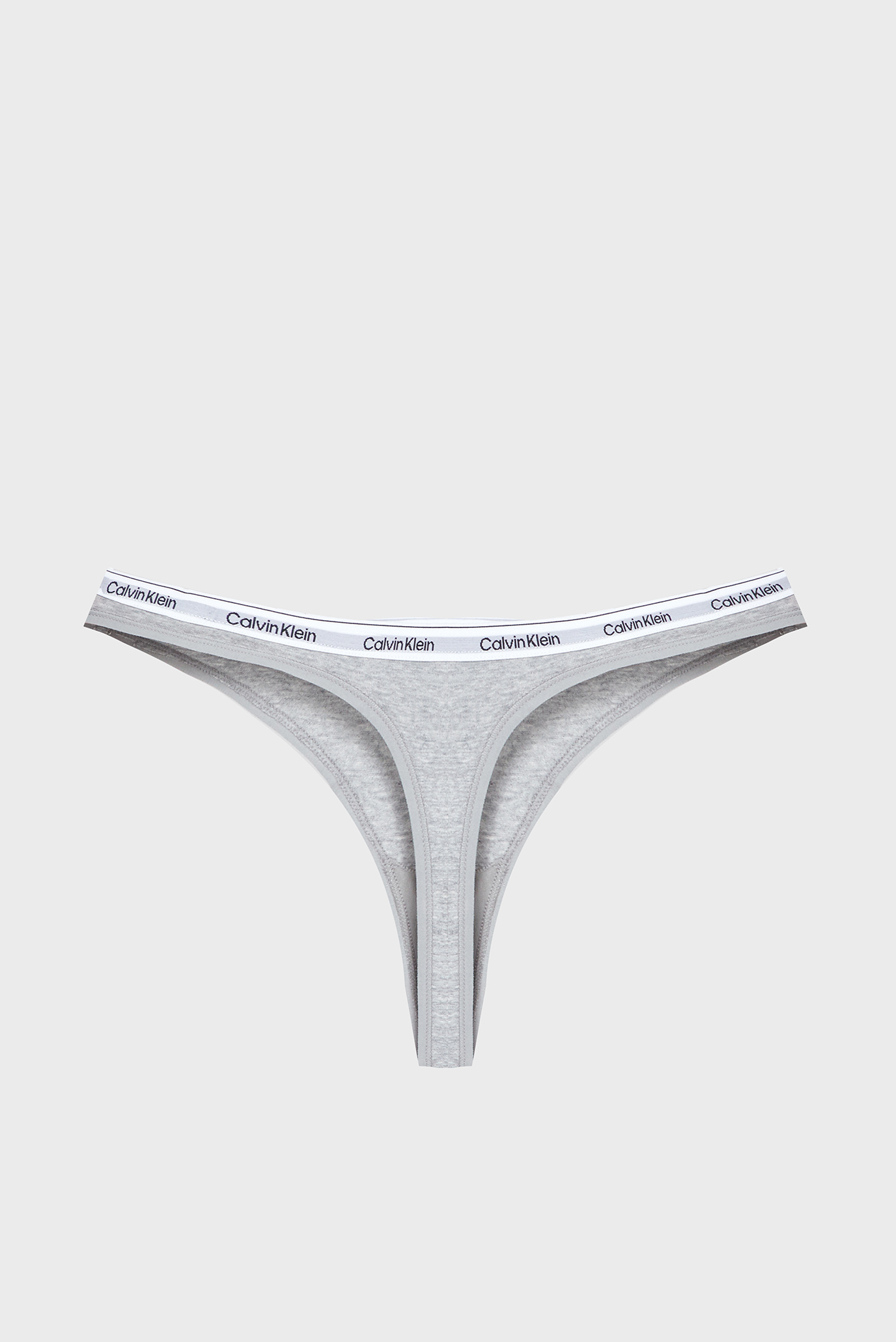 Женские серые трусики THONG 6