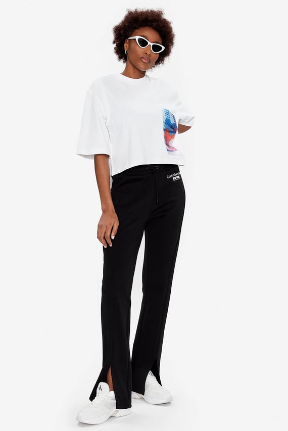 Штаны спортивные RIB INSERT INTERLOCK PANTS