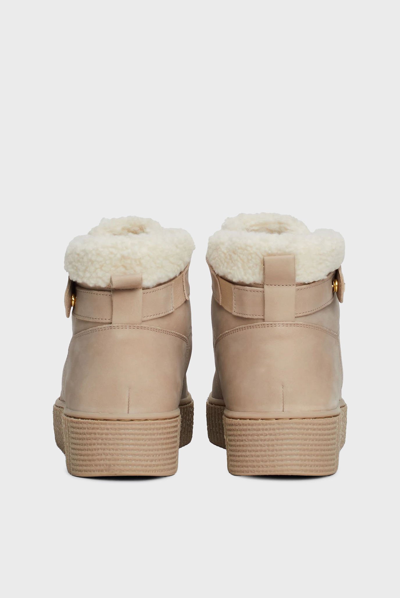 Хайтопы FAUX FUR NUBUCK LOW LACE-UP 6