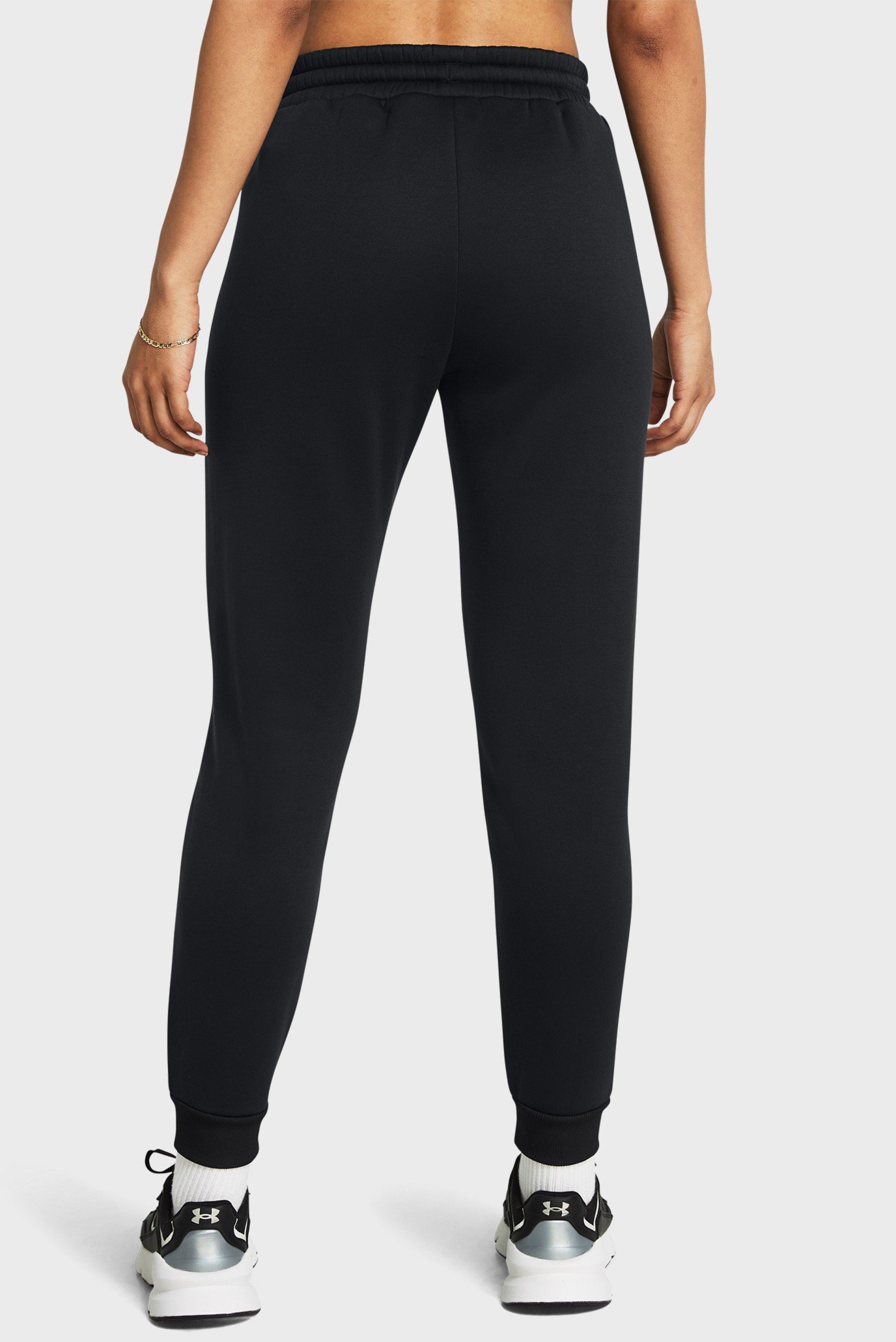Женские черные спортивные брюки UA Armour Fleece Jogger 3