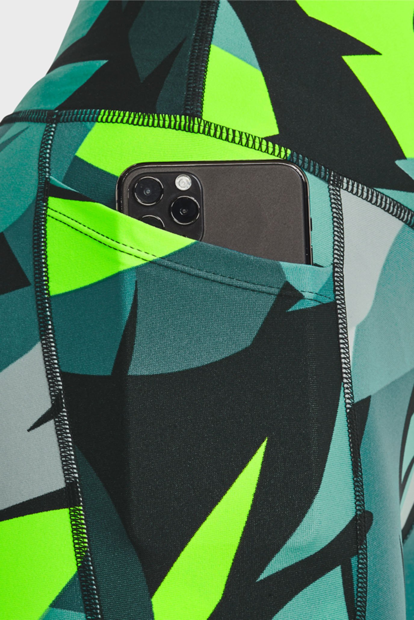 Женские бирюзовые тайтсы с узором Armour AOP Ankle Leg 7