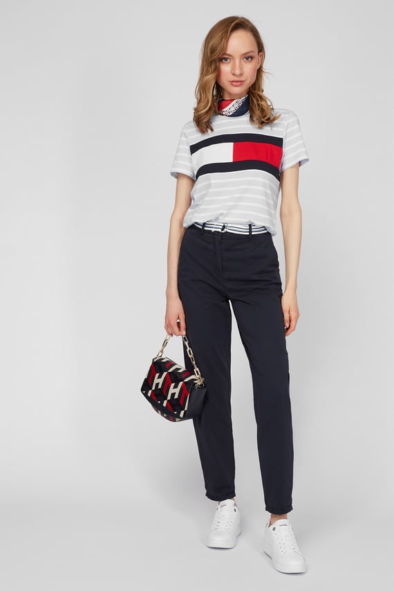 Женские синие брюки CO MODERN TAPERED CHINO