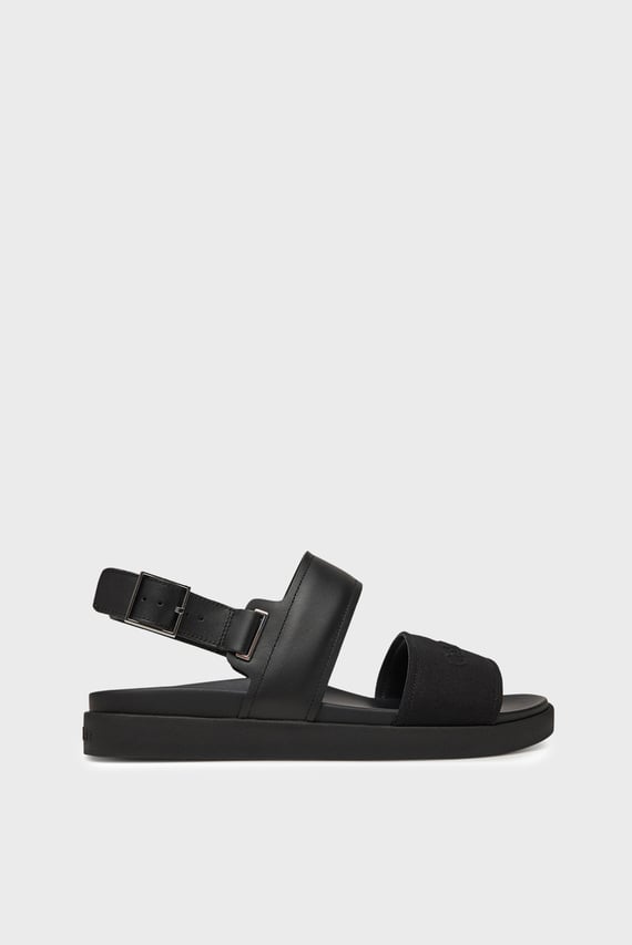 Сандалии BACK STRAP W  BUCKLE LOGO Calvin Klein Сандалии BACK STRAP W  BUCKLE LOGO Calvin Klein