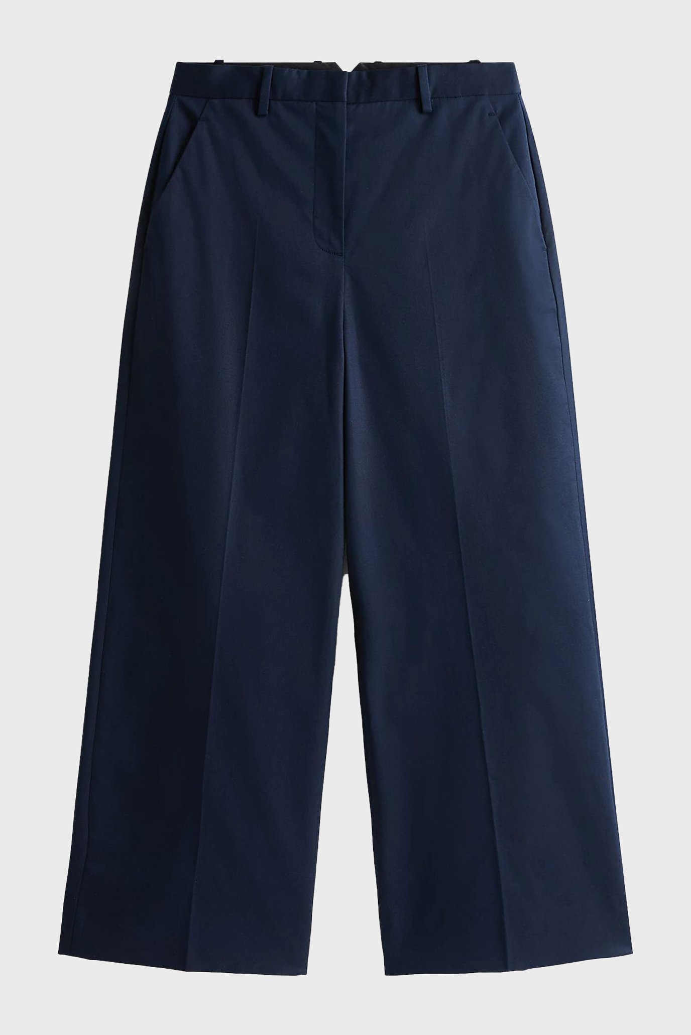 Штаны/COTTON WIDE LEG ANKLE CHINO PANT 5