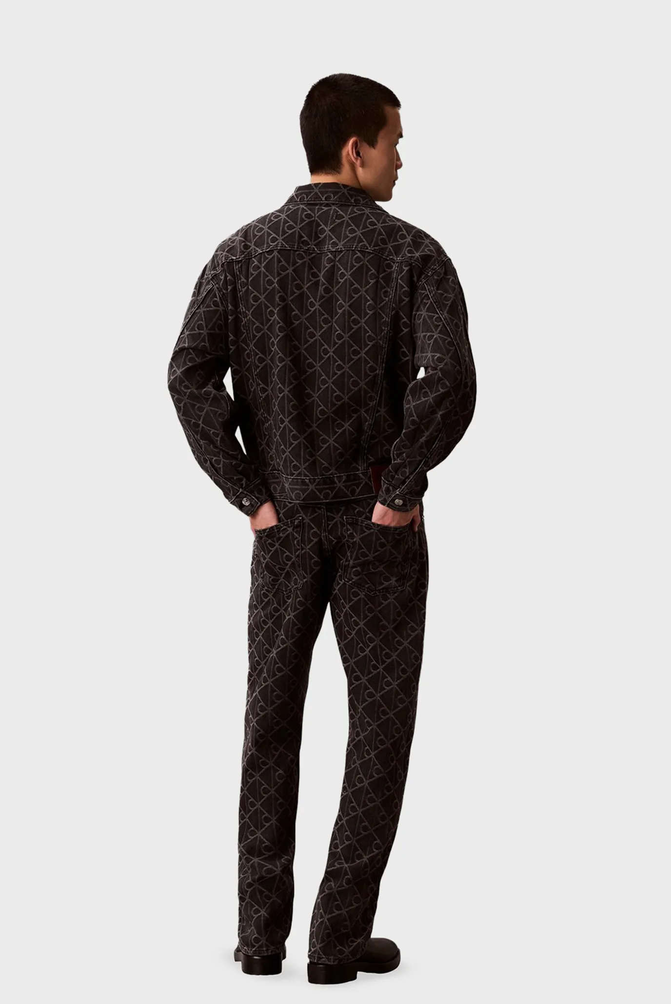 Куртка джинсовая 90S BLACK EMBLEM JACQUARD TRUCKE 3