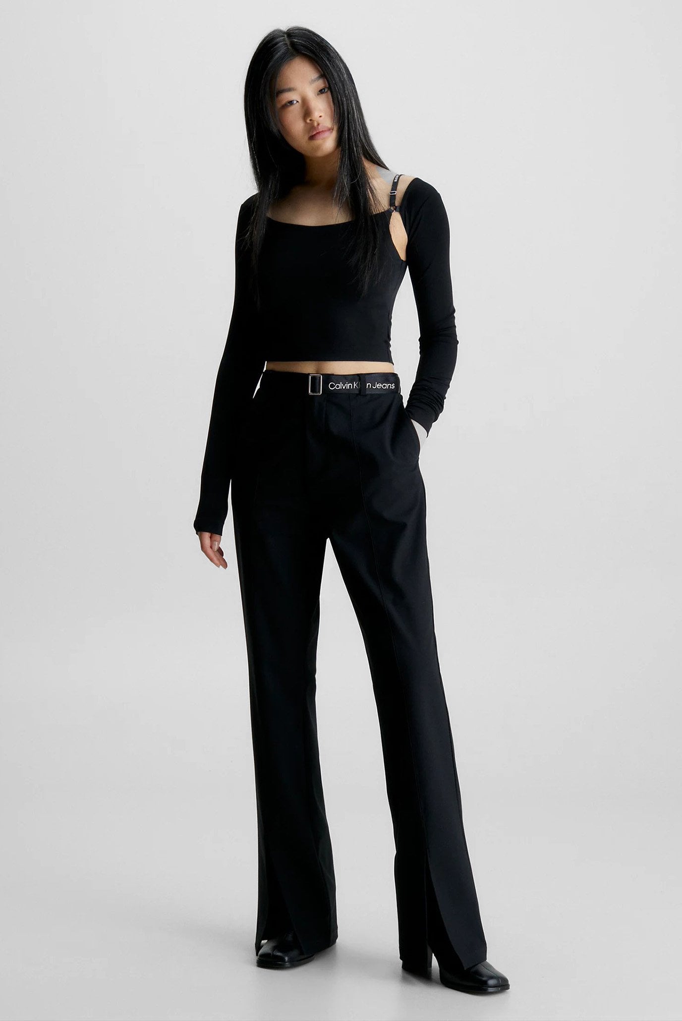 Штаны BUCKLE KNIT PANT 2