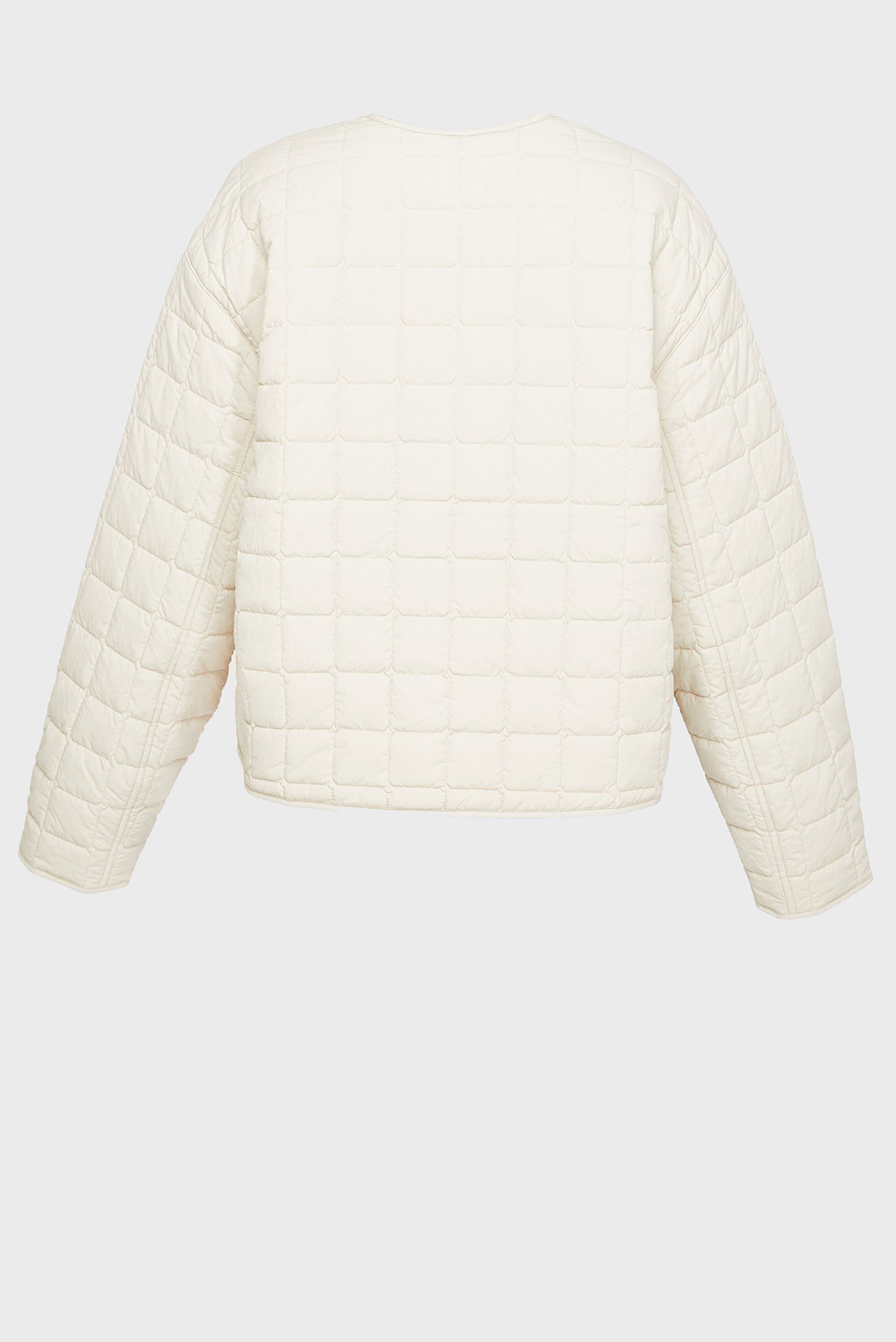 Женская белая куртка SHORT QUILTED JACKET 9