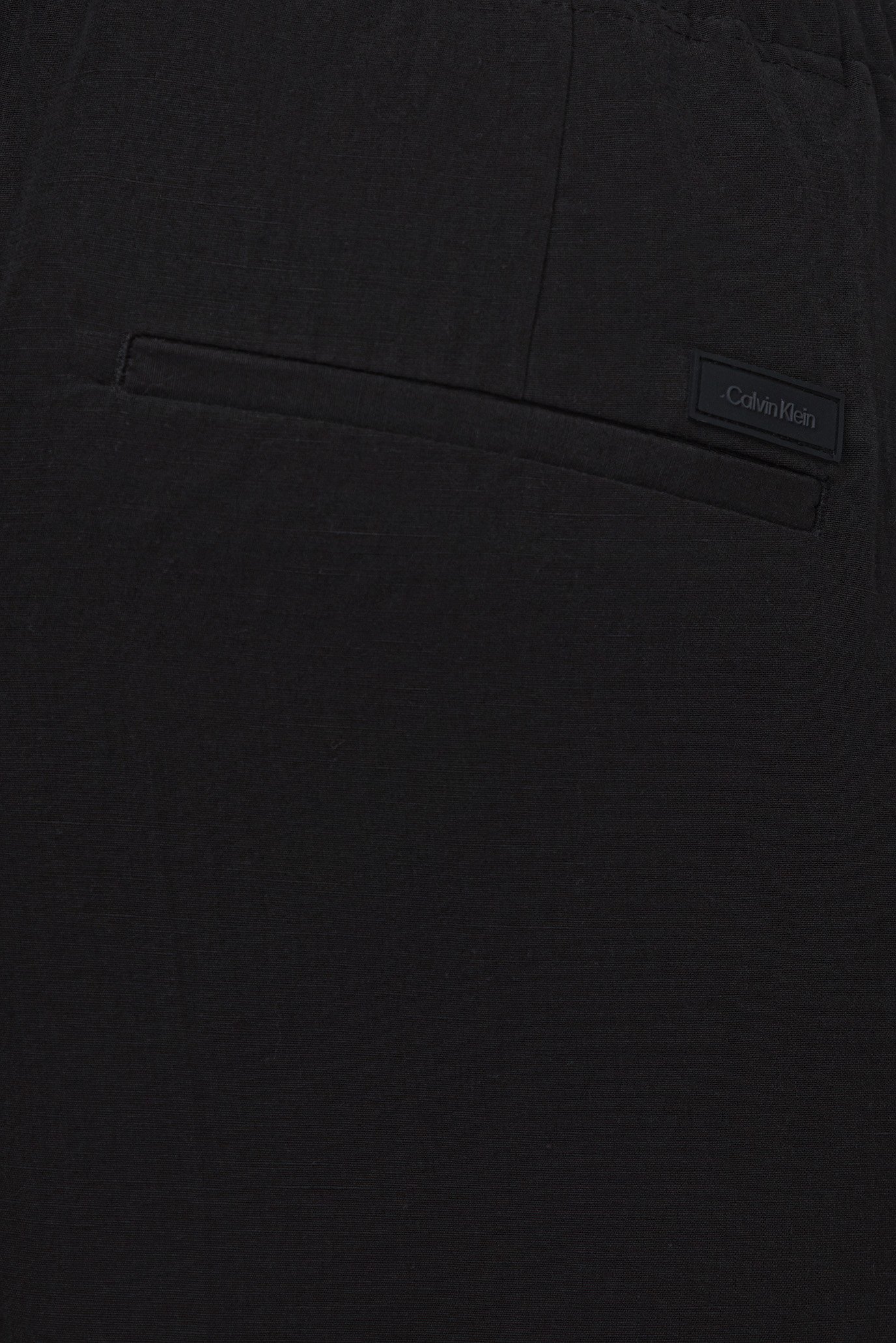 Мужские черные шорты LINEN VISCOSE 3