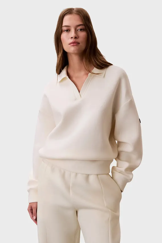 Свитшот LS SCUBA OVERSIZED POLO TOP Calvin Klein