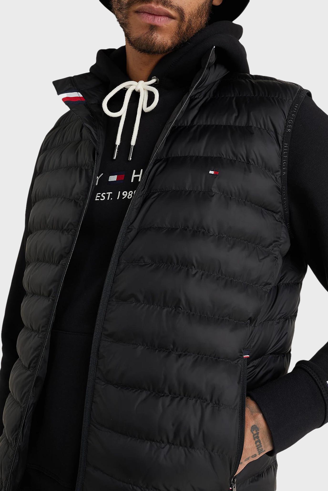 Мужской черный жилет CORE PACKABLE CIRCULAR VESTTommy Hilfiger Мужской черный жилет CORE PACKABLE CIRCULAR VEST 5