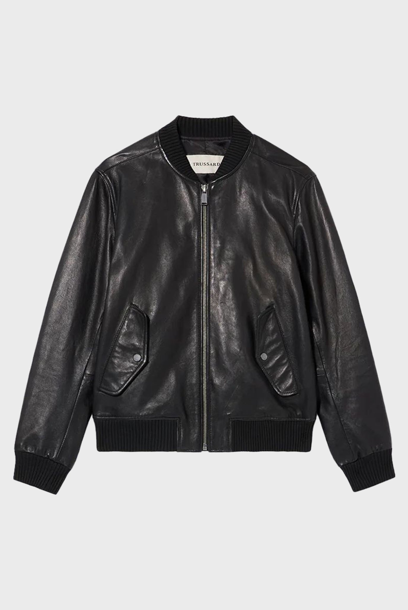 Куртка кожаная BOMBER - METAL FREE LEATHER 1
