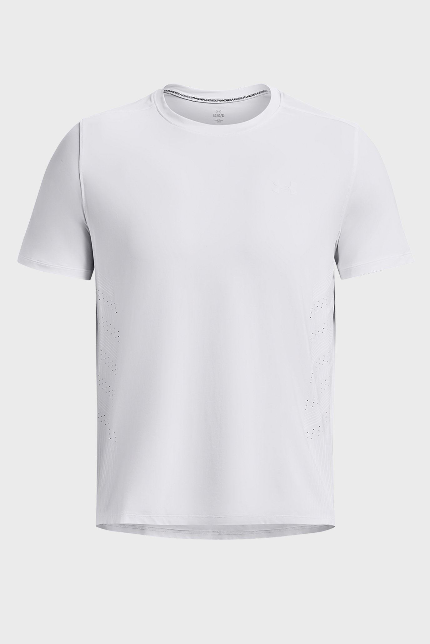 Мужская белая футболка UA LASER SHORTSLEEVE 1